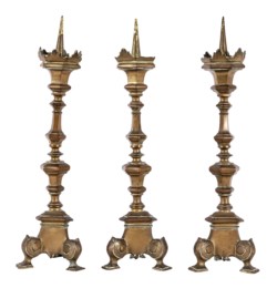 Bronze candelabras