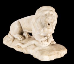 Sculptor of the XIX century - Lying lion