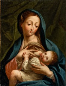 Italian school of the XVIII century - Madonna with Child