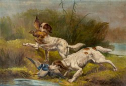 Giuseppe Fantauzzo (1890 - 1963) - Cani da caccia ®