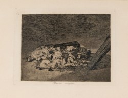 Francisco Goya (1746 - 1828) - Muertos recogidos, from the series The war disasters