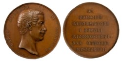 SAVOIA - CARLO ALBERTO (1831-1849) - Al Principe riformatore, 1847