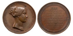 BELGIO - MARIA ENRICHETTA D'ASBURGO LORENA - Medaglia, 1853