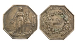 FRANCIA - Società di credito industriale - Gettone, 1859