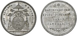 SEDE VACANTE (1823) - Medaglia 1823, Card. Pacca