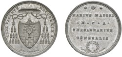 SEDE VACANTE (1829) - Medaglia 1829, Mons. Mattei