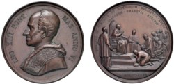 LEONE XIII (1878-1903) - Omaggio dei pellegrini slavi, anno VI