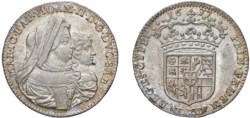 VITTORIO AMEDEO II, reggenza della madre (1675-1680) - 20 soldi o lira 1677