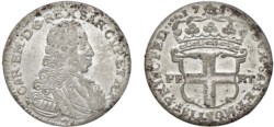 CARLO EMANUELE III (1730-1773) - 5 soldi 1737