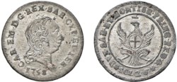 CARLO EMANUELE III (1739 - 1773) - 2,6 soldi 1758
