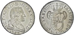 VITTORIO AMEDEO III (1773-1796) - 20 soldi 1796