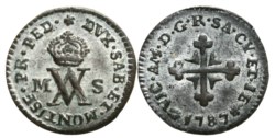 VITTORIO AMEDEO III (1773-1796) - ½ soldo 1787