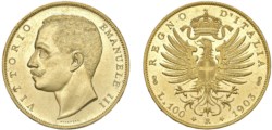 VITTORIO EMANUELE III (1900-1943) - 100 lire 1903