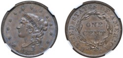 STATI UNITI D'AMERICA - 1 centesimo 1837