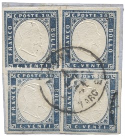 Antichi Stati Italiani - Sardegna - 20 cent (15D)