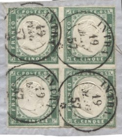 Antichi Stati Italiani - Sardegna - 5 cent (13D)