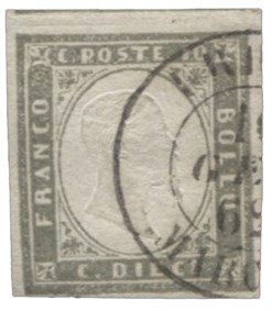 Antichi Stati Italiani - Sardegna - 10 cent (14Caa)