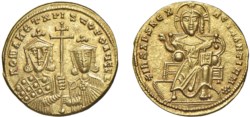 COSTANTINOPOLI - ROMANO I ed il figlio CRISTOFORO (921-927) - Solido