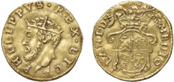 MILANO - FILIPPO II DI SPAGNA (1556-1598) - Scudo d'oro, s.d.