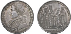 GREGORIO XVI, Mauro Cappellari (1831-1846) - Scudo 1834, Roma, I tipo
