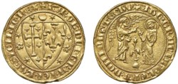 NAPOLI - CARLO I D'ANGIO' (1266-1285) - Saluto d'oro