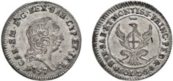 CARLO EMANUELE III, II periodo (1755 - 1773) - 2,6 soldi 1757, Torino