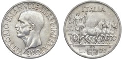 VITTORIO EMANUELE III (1900-1943) - 20 lire 1936