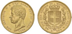 SAVOIA - CARLO ALBERTO (1831-1849) - 100 lire 1832, Genova