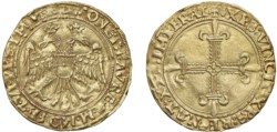 CASALE - GUGLIELMO II PALEOLOGO (1494-1518) - Scudo d'oro<br>Oro - 3,29 gr.