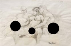 Druuna con due uomini (Immagine censurata - contenuto esplicito)
