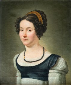 Scuola italiana di inizio secolo XIX - Ritratto di giovane dama