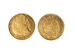 COLOMBIA - CARLO III DI BORBONE, 8 Escudos 1787