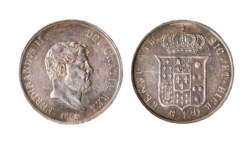 NAPOLI - FERDINANDO II (1830-1859) - 120 grana 1854