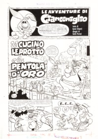 Le avventure di Gianconiglio: il cugino leprotto e la pentola d'oro, complete story in 8 pages