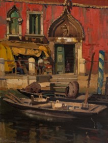 Vittore Zanetti Zilla (1864 - 1946) - Glimpse of Venice
