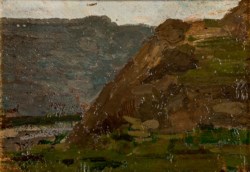 Giuseppe Pellizza Da Volpedo (1868 - 1907) - Mountain back