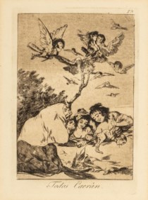 Francisco Goya (1746 - 1828) - Todos Caeràn, from the series I capricci