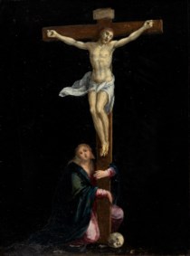 Veronese school of the XVII century - Crucifixion