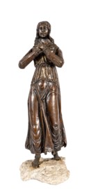 Antique sculpture representing a female figure