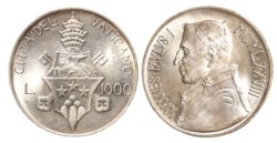 CITTA' DEL VATICANO - GIOVANNI PAOLO I (1978) - 1000 lire 1978