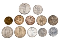 CITTà DEL VATICANO - 12 monete in lotto con tre serie in confezione (1964, 1965, 1971)