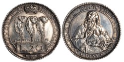 REPUBBLICA DI SAN MARINO - Vecchia monetazione (1864-1938) - 20 lire 1933