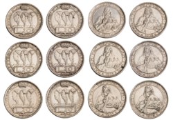 REPUBBLICA DI SAN MARINO - Vecchia monetazione (1864-1938) - Lotto 6 monete da 20 lire