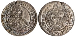 AUSTRIA - GIUSEPPE I (1705-1711) - 3 Kreuzer 1706