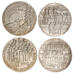 FINLANDIA - lotto 2 monete