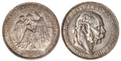 UNGHERIA - FRANCESCO GIUSEPPE (1848-1916), 5 korona 1907