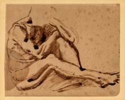 Armando Spadini (1833-1925) - Studio per figura maschile