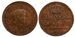 NAPOLI - FERDINANDO II (1830-1859) - 1 tornese e mezzo 1854