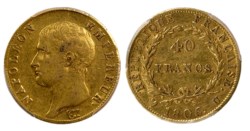 TORINO - NAPOLEONE I (1804-1814) - 40 lire 1806