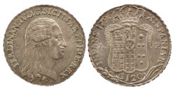 NAPOLI - FERDINANDO IV (1759-1816) - Piastra 1796